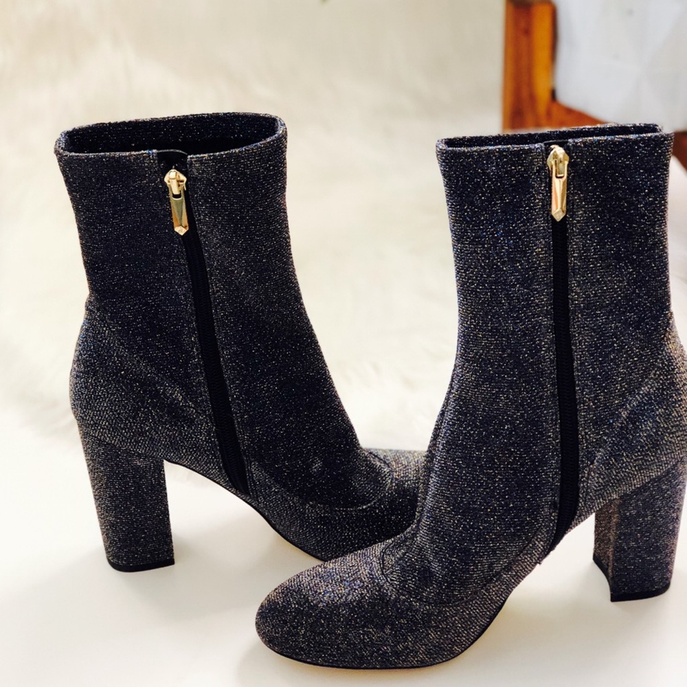 Sam Edelman Glitter Sock Boot NWOB - Picture 7 of 8